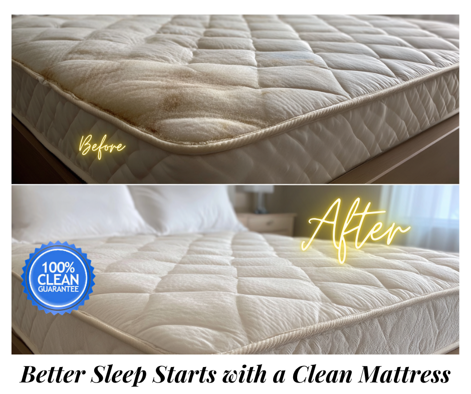 Before and After Mattress Cleaning Affordable Mattress Cleaning Services 33 - Clean Mattress  https://cleanmattress.com.au/